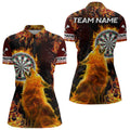 Orange Flame Dartboard Wolf Dart Custom Dart and, Dart Team