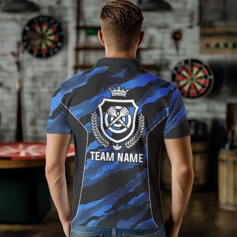 Blue Camo Dart Custom Camouflage Dart Team and