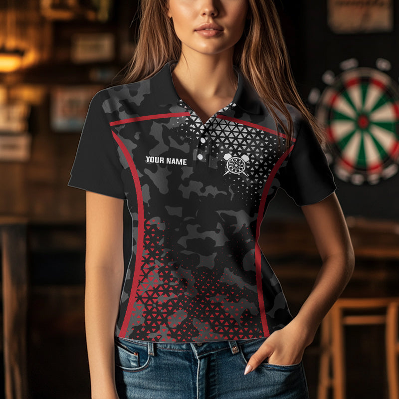 Black And Red Camo Dart Custom Camouflage Dart and