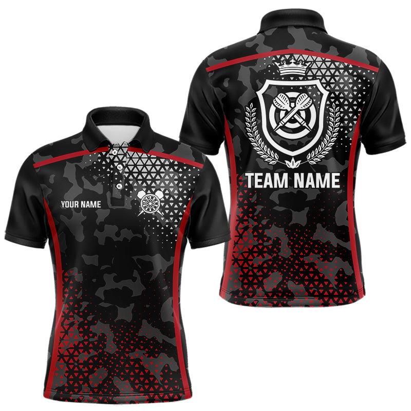 Black And Red Camo Dart Custom Camouflage Dart and