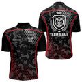 Black And Red Camo Dart Custom Camouflage Dart and