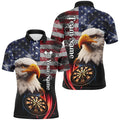 Personalized Eagle Darts Board Smoke US Flag Men 3D Darts, Patriotic Darts Team