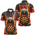 Personalized Darts Board Fire Flame Eagle 3D Darts, Team League Darts Attire