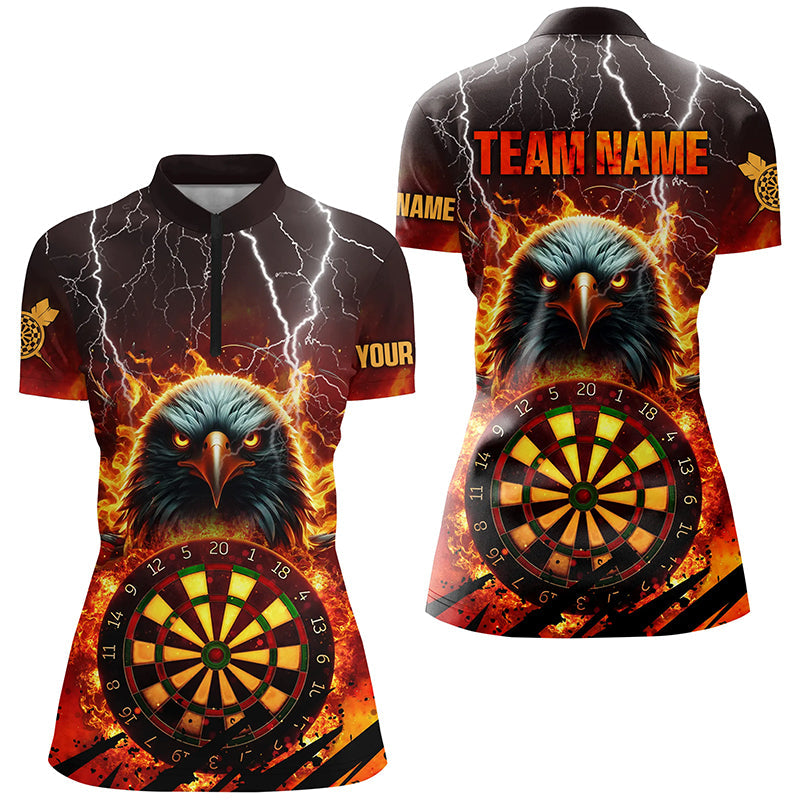 Personalized Darts Board Fire Flame Eagle 3D Darts, Team League Darts Attire