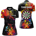 Personalized Dartboard Colorful Paint Men Dart Custom Grunge Style Darts