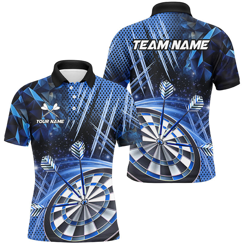 Personalized 3D Glitter Men Darts Custom Team Dart League Dart |Blue
