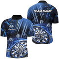 Personalized 3D Glitter Men Darts Custom Team Dart League Dart |Blue