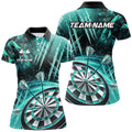 Personalized 3D Glitter Men Darts Custom Team Dart League Dart |Turquoise