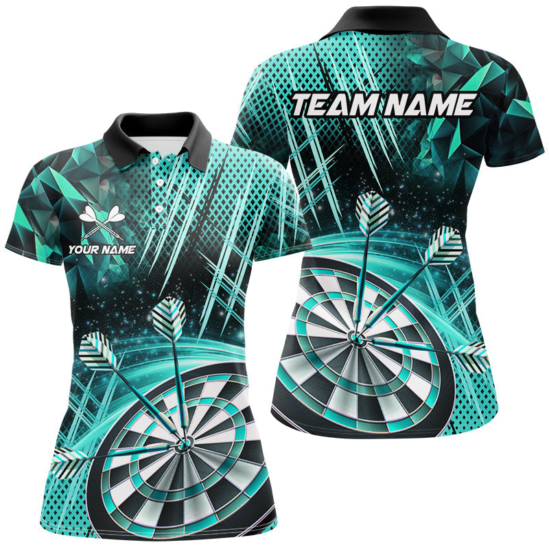 Personalized 3D Glitter Men Darts Custom Team Dart League Dart |Turquoise