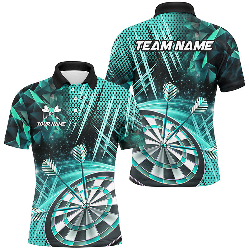 Personalized 3D Glitter Men Darts Custom Team Dart League Dart |Turquoise