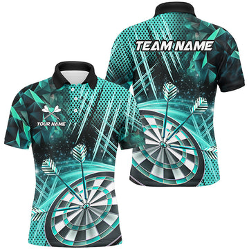 Personalized 3D Glitter Men Darts Custom Team Dart League Dart |Turquoise