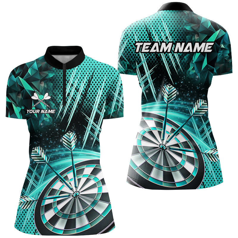 Personalized 3D Glitter Men Darts Custom Team Dart League Dart |Turquoise