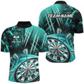 Personalized 3D Glitter Men Darts Custom Team Dart League Dart |Turquoise