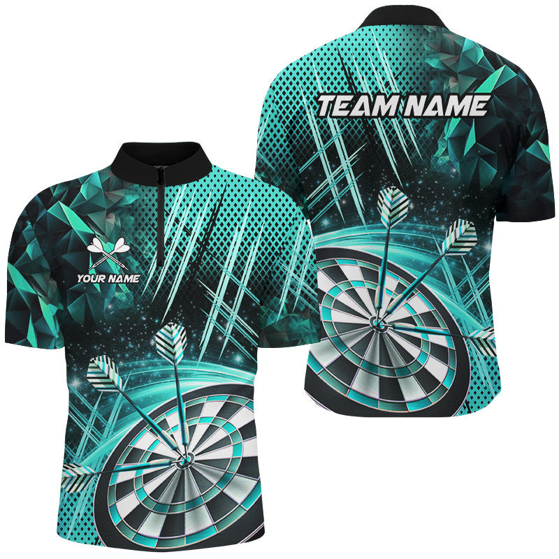 Personalized 3D Glitter Men Darts Custom Team Dart League Dart |Turquoise
