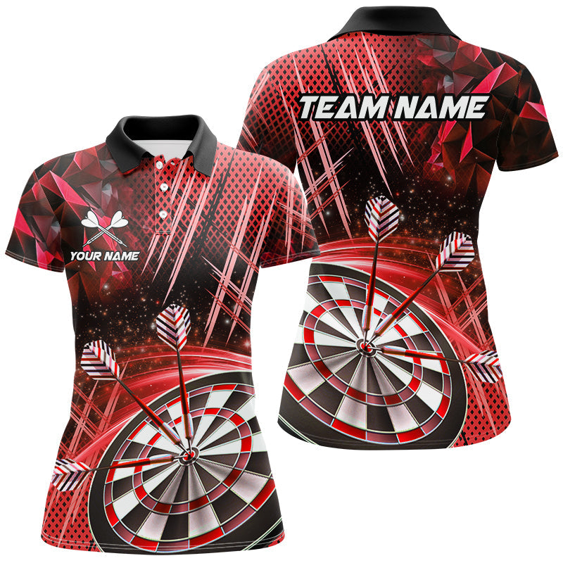 Personalized 3D Glitter Men Darts Custom Team Name Dart League Dart |Red