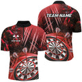 Personalized 3D Glitter Men Darts Custom Team Name Dart League Dart |Red
