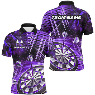 Personalized 3D Glitter Men Darts Custom Team Dart League Dart |Purple