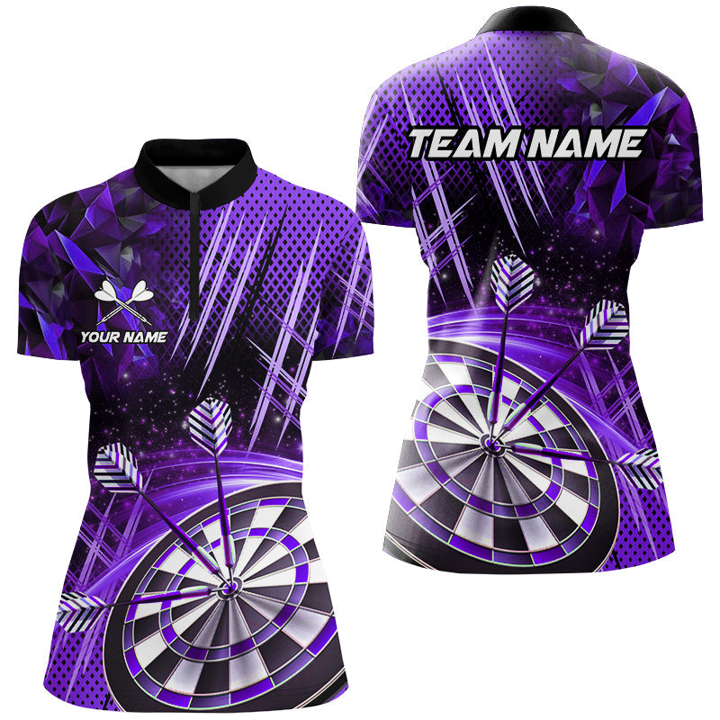 Personalized 3D Glitter Men Darts Custom Team Dart League Dart |Purple