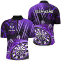 Personalized 3D Glitter Men Darts Custom Team Dart League Dart |Purple
