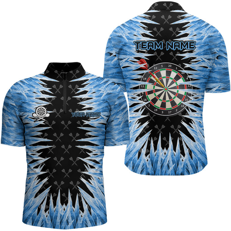 Personalized Darts Board Blue Icy 3D Printed Men Dart Custom Cool Dart For Team