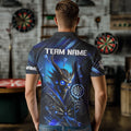 Personalized Blue Glowing Grim Reaper Dart, Custom Skull Dart