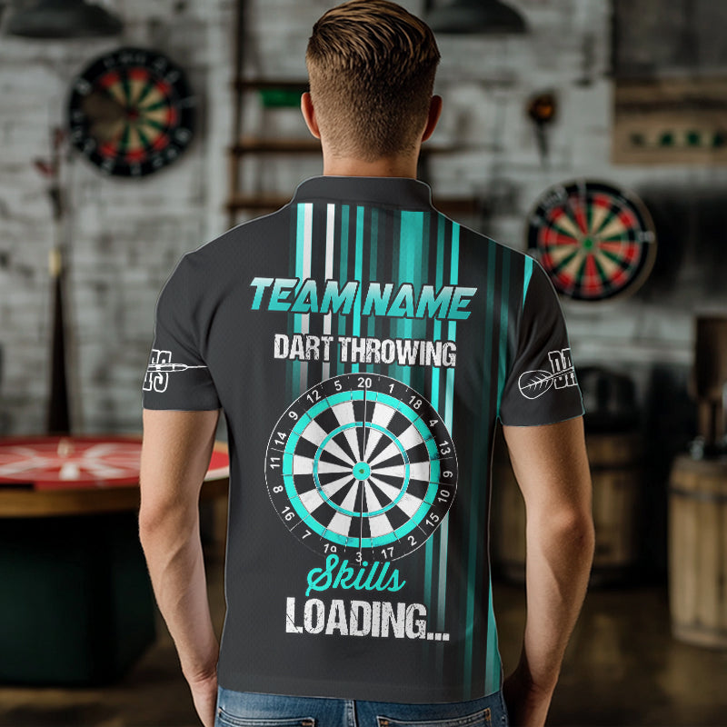 Turquoise Darts Throwing Skills Loading Custom Dart, Funny Darts