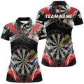 Personalized Darts Tournament Grunge Style Darts Custom Darts Team |Red
