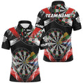 Personalized Darts Tournament Grunge Style Darts Custom Darts Team |Red