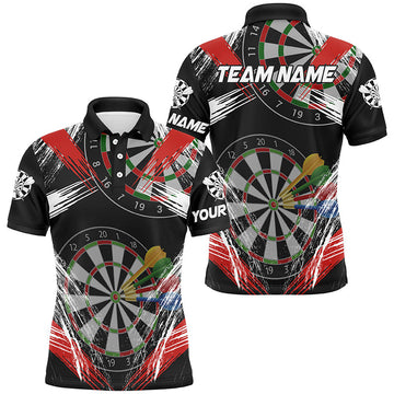 Personalized Darts Tournament Grunge Style Darts Custom Darts Team |Red