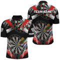 Personalized Darts Tournament Grunge Style Darts Custom Darts Team |Red