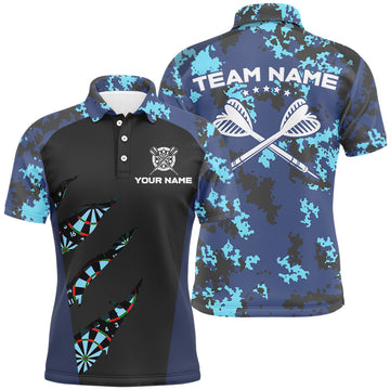 Blue Camo Darts and Custom Camouflage Dart Darts Team