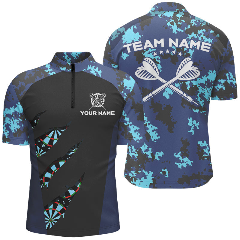 Blue Camo Darts and Custom Camouflage Dart Darts Team