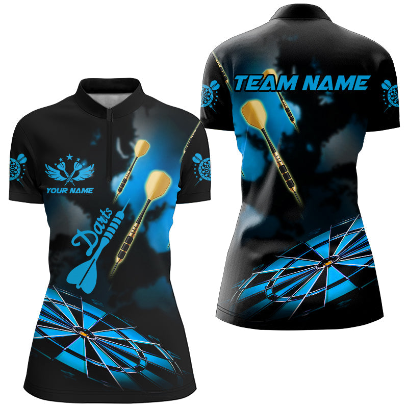 Blue Dart Board Hazy Smoke Custom 3D Dart, Darts League Team Dart
