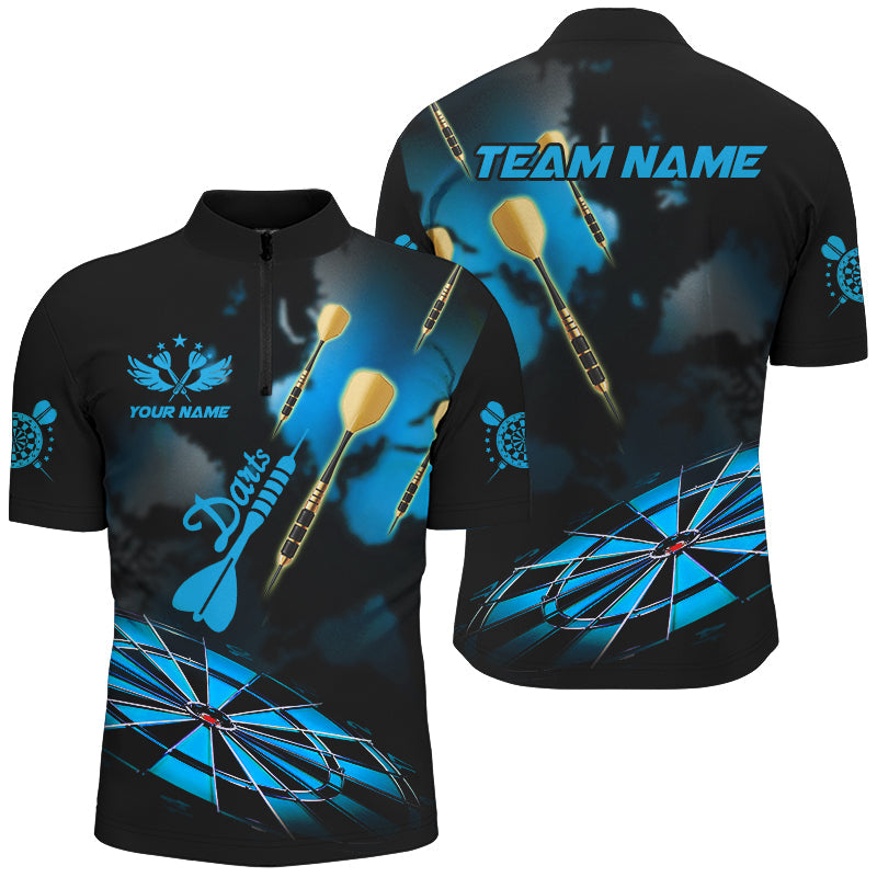 Blue Dart Board Hazy Smoke Custom 3D Dart, Darts League Team Dart