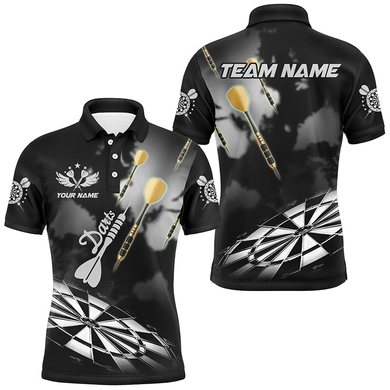 Black White Dart Board Hazy Smoke Custom 3D Dart Darts League Team Dart