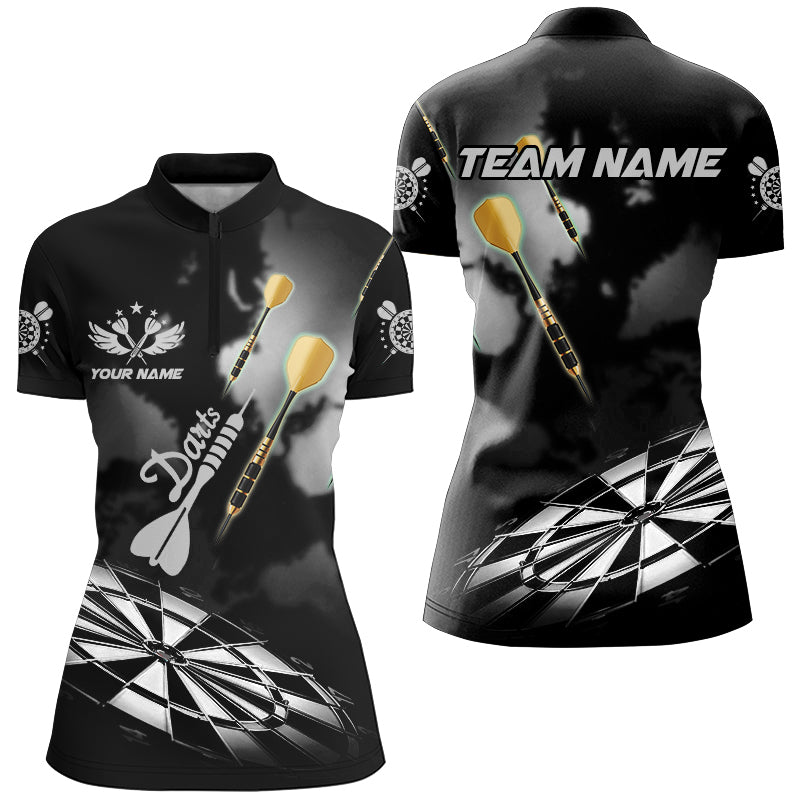 Black White Dart Board Hazy Smoke Custom 3D Dart Darts League Team Dart