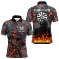 Personalized Death Skeleton Fire Camo Dart Custom Camouflage Darts League