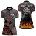 Personalized Death Skeleton Fire Camo Dart Custom Camouflage Darts League