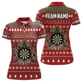 Red Christmas Pattern Custom Dart, Funny Darts Christmas Gifts Xmas Dart