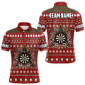 Red Christmas Pattern Custom Dart, Funny Darts Christmas Gifts Xmas Dart