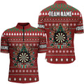 Red Christmas Pattern Custom Dart, Funny Darts Christmas Gifts Xmas Dart