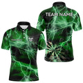 Black And Green Thunder Lightning Dart Custom 3D Darts Team