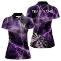 Black And Purple Thunder Lightning Dart Custom 3D Darts Team