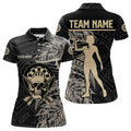 Gold And Black Tribal Pattern Custom Dart, Skull Darts Team Dart