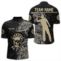 Gold And Black Tribal Pattern Custom Dart, Skull Darts Team Dart