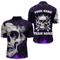 Personalized Purple Glowing Fire Crack Skull Dart Custom Dart Dart Team