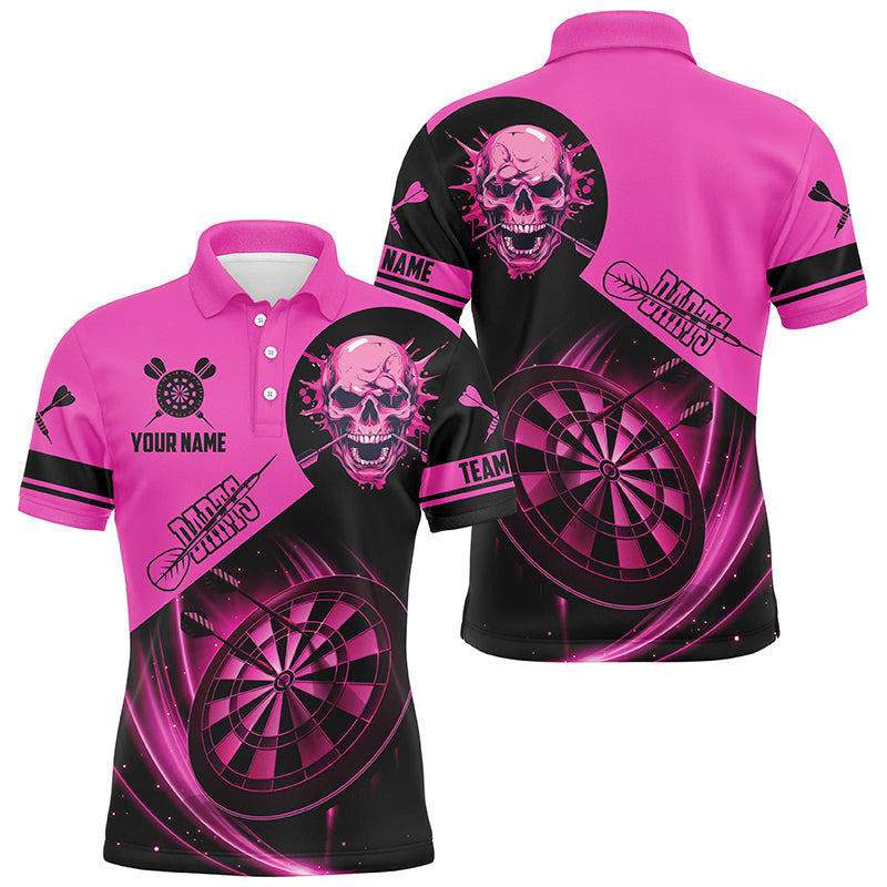 Custom Darts, Personalized Skull Darts Team Dartboard | Pink