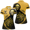 Custom Darts, Personalized Skull Darts Team Dartboard | Yellow