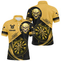 Custom Darts, Personalized Skull Darts Team Dartboard | Yellow