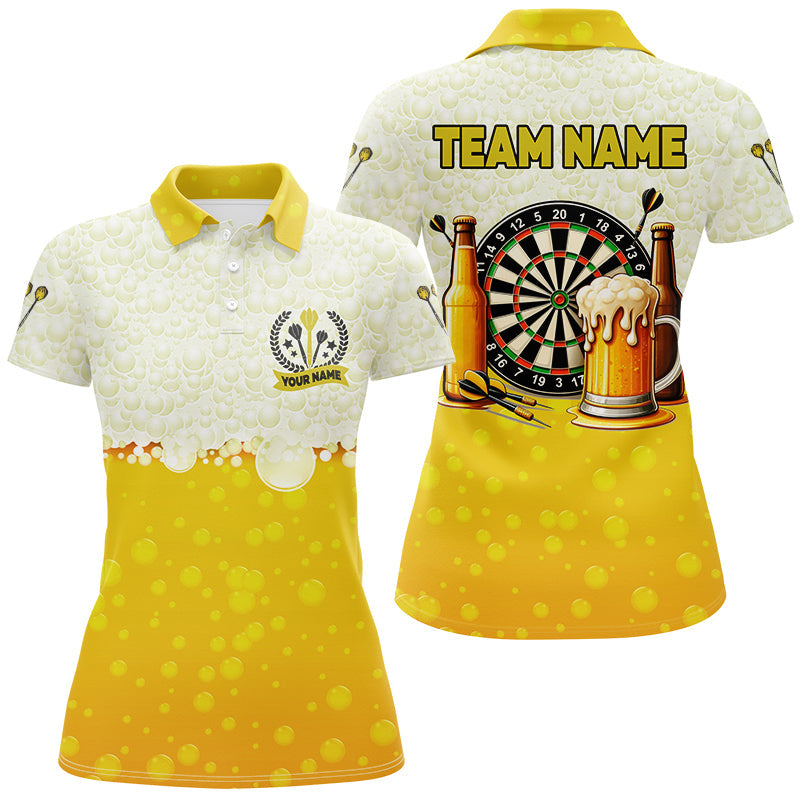 Personalized Yellow Funny Darts And Beer Men Dart, Drinking Darts Team, Dart Gifts